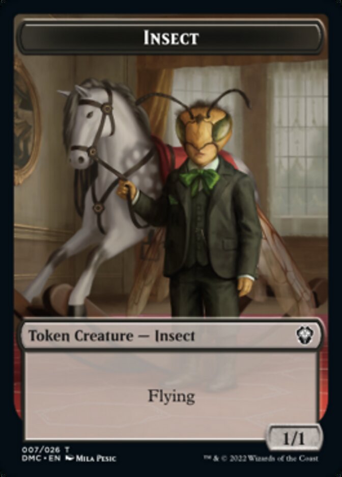 Soldier // Insect Double-Sided Token [Dominaria United Tokens] | Silver Goblin