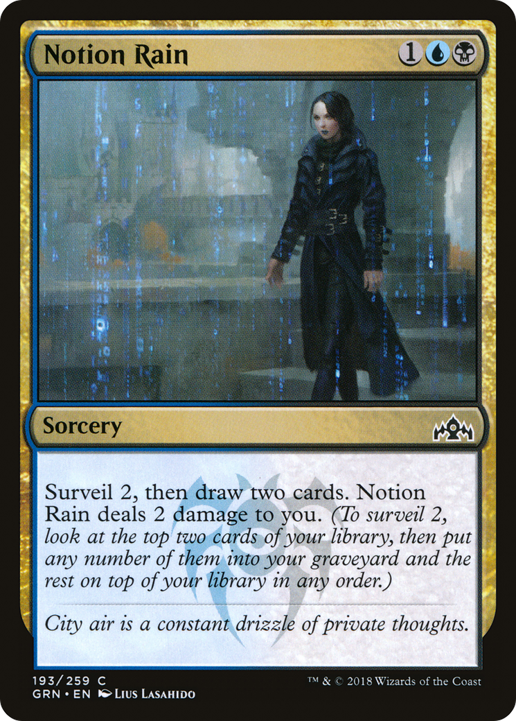 Notion Rain [Guilds of Ravnica] Foil
