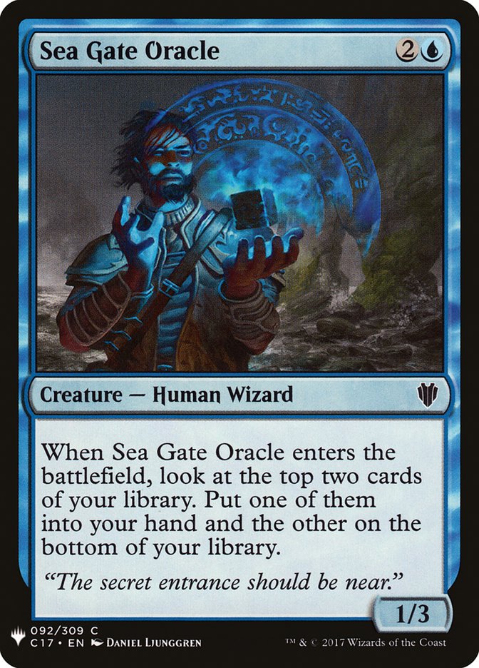 Sea Gate Oracle [Mystery Booster] | Silver Goblin