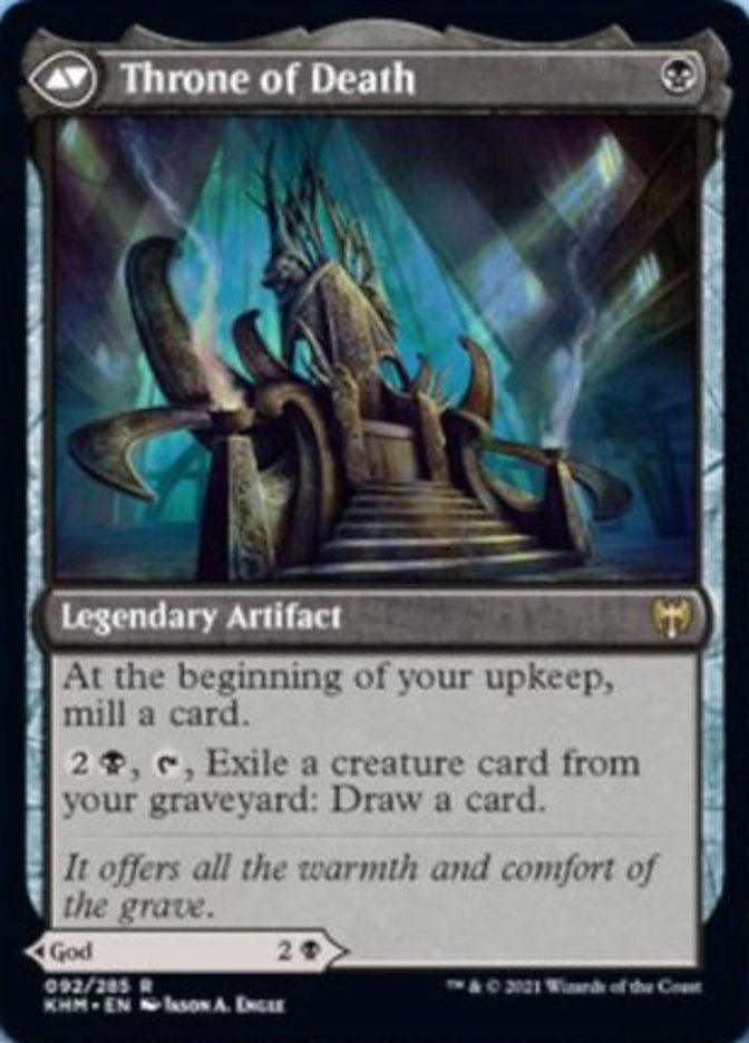 Egon, God of Death // Throne of Death [Kaldheim] Foil
