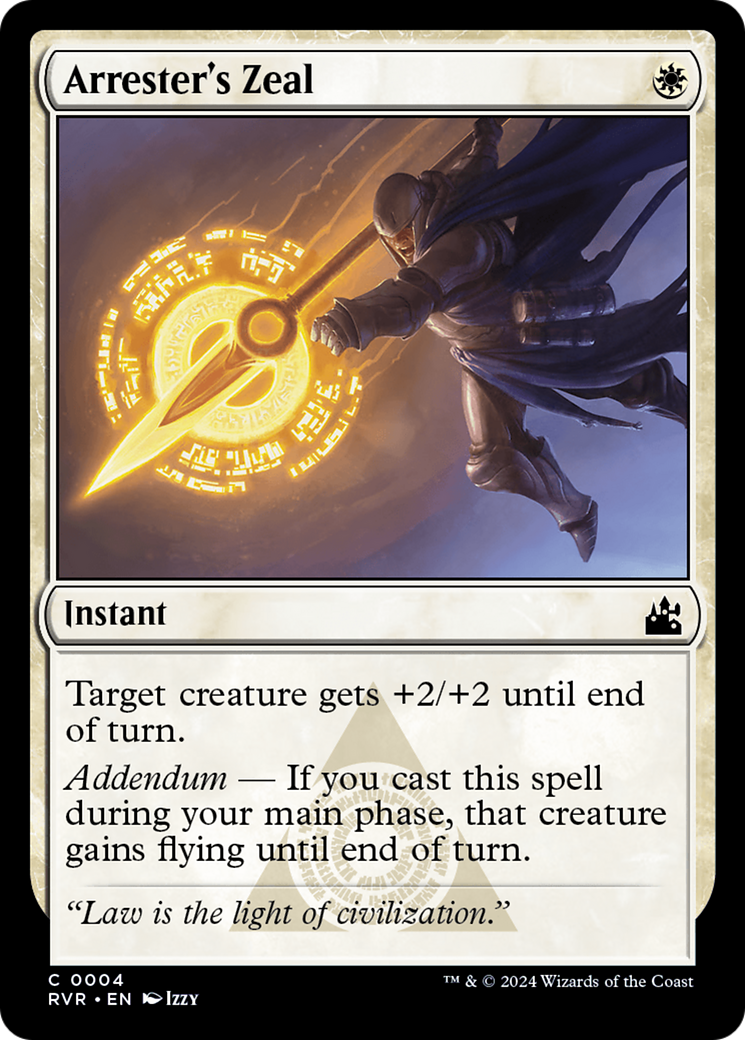 Arrester's Zeal [Ravnica Remastered] Foil