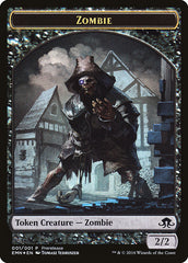 Zombie // Zombie Double-Sided Token [Eldritch Moon Prerelease Promos] | Silver Goblin