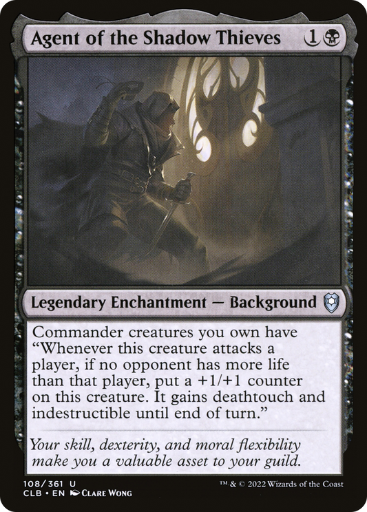 Agent of the Shadow Thieves [Commander Legends: Battle for Baldur's Gate] Foil