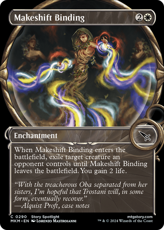Makeshift Binding (Showcase) [Murders at Karlov Manor] Foil
