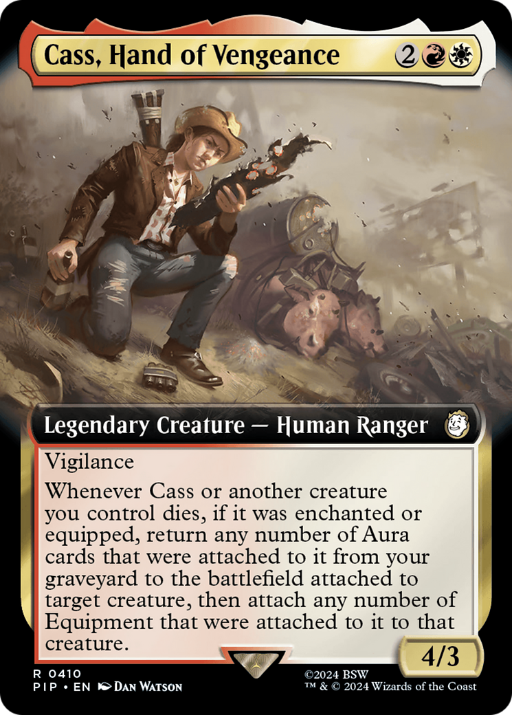 Cass, Hand of Vengeance (Extended Art) [Fallout] | Silver Goblin