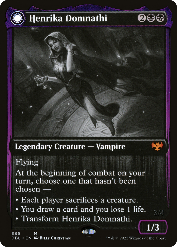 Henrika Domnathi // Henrika, Infernal Seer [Innistrad: Double Feature] | Silver Goblin