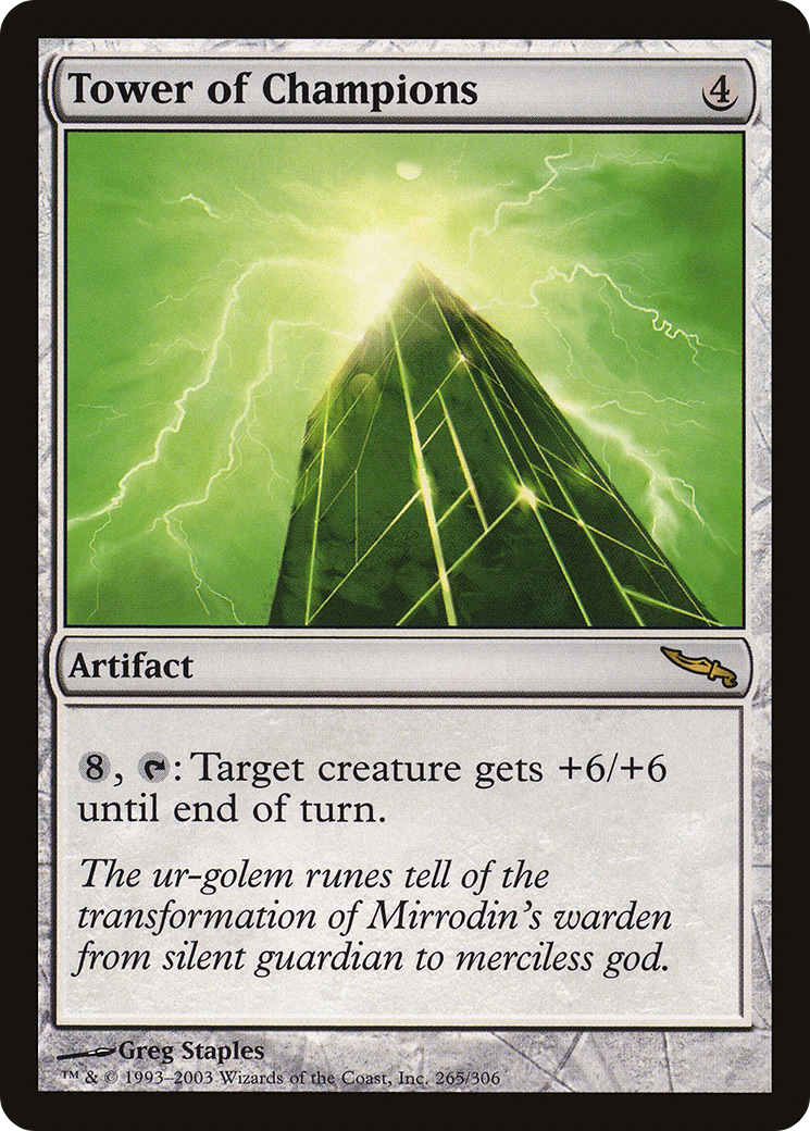 Tower of Champions [Mirrodin] Foil