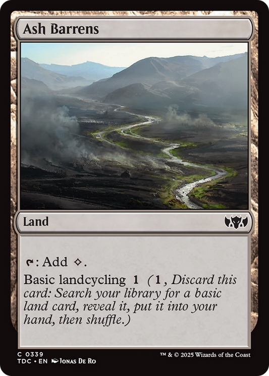 Ash Barrens (339) - Commander: Tarkir: Dragonstorm