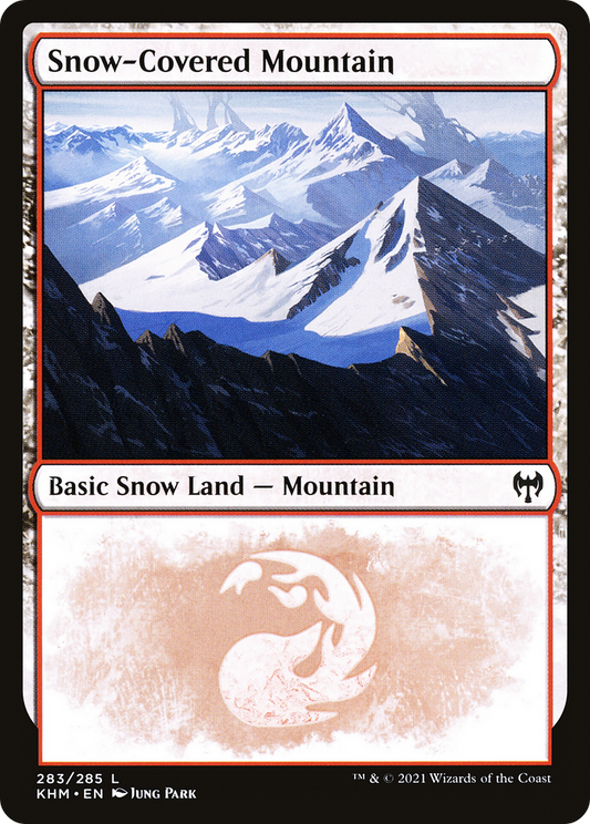 Snow-Covered Mountain (283) [Kaldheim] Foil
