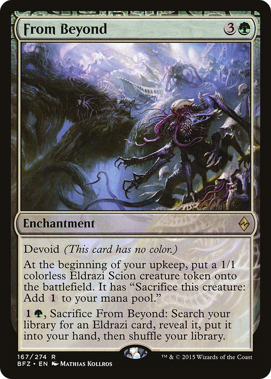 From Beyond [Battle for Zendikar] Foil