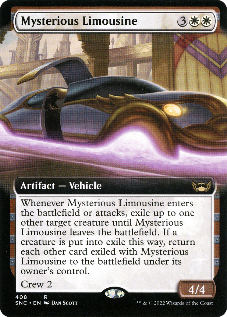 Mysterious Limousine (Extended Art) [Streets of New Capenna] Foil