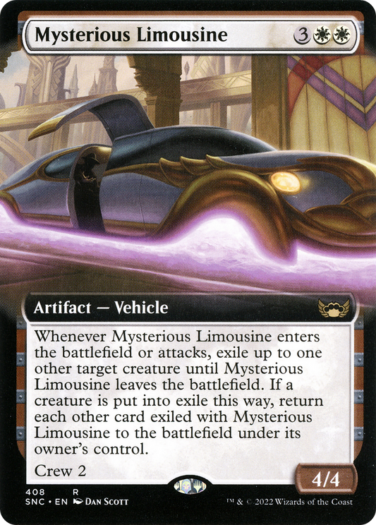 Mysterious Limousine (Extended Art) [Streets of New Capenna] Foil