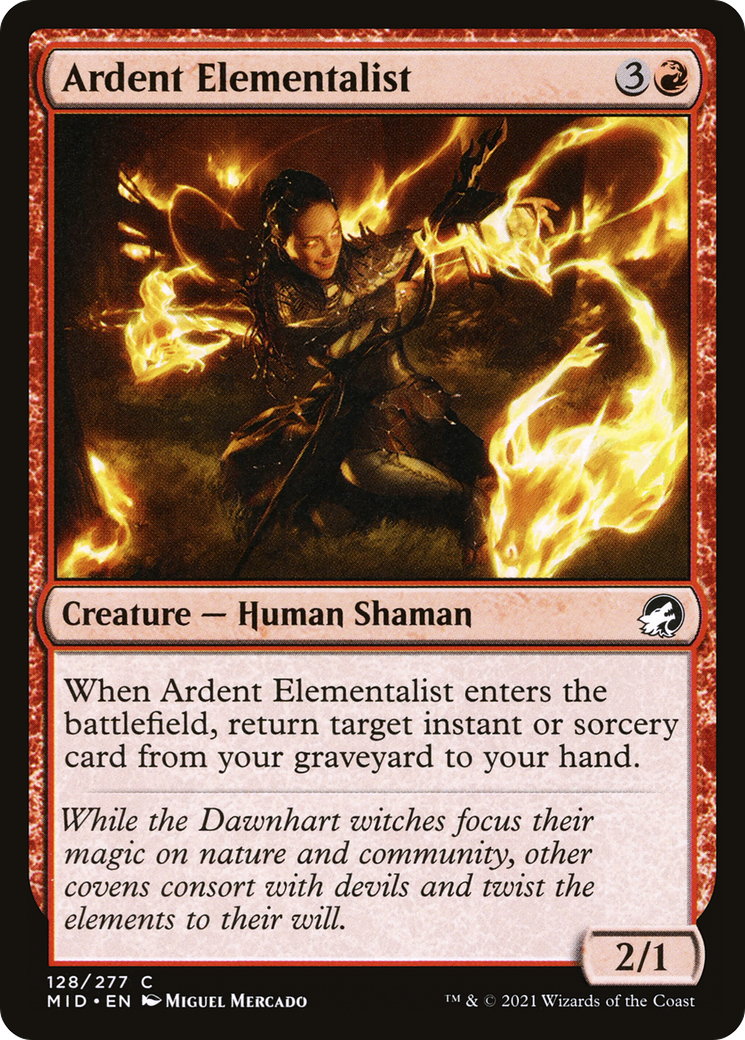 Ardent Elementalist [Innistrad: Midnight Hunt] Foil