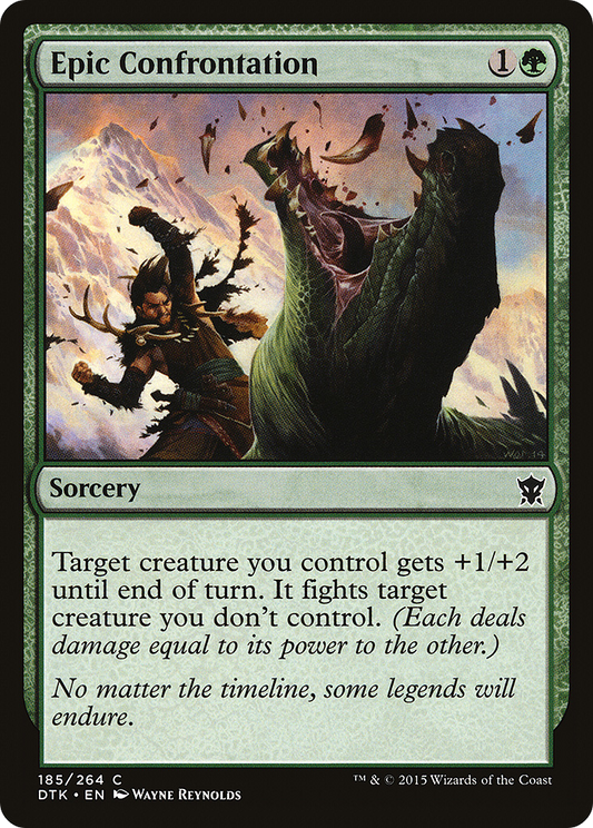 Epic Confrontation [Dragons of Tarkir] Foil