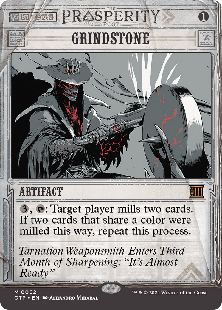 Grindstone [Outlaws of Thunder Junction: Breaking News] Foil