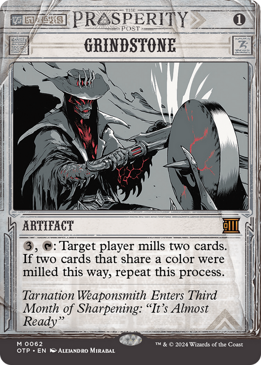 Grindstone [Outlaws of Thunder Junction: Breaking News] Foil