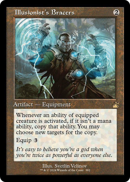 Illusionist's Bracers (Retro Frame) [Ravnica Remastered] Foil