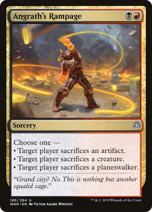 Angrath's Rampage [War of the Spark] Foil