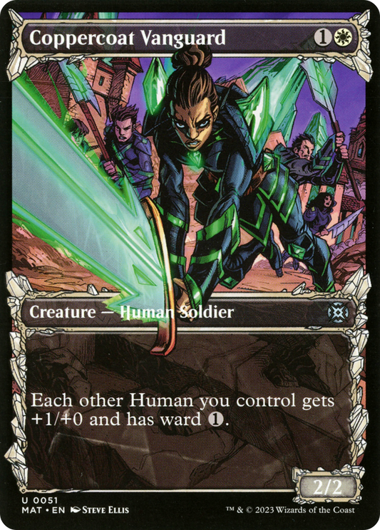 Coppercoat Vanguard (Showcase) [March of the Machine: The Aftermath] Foil
