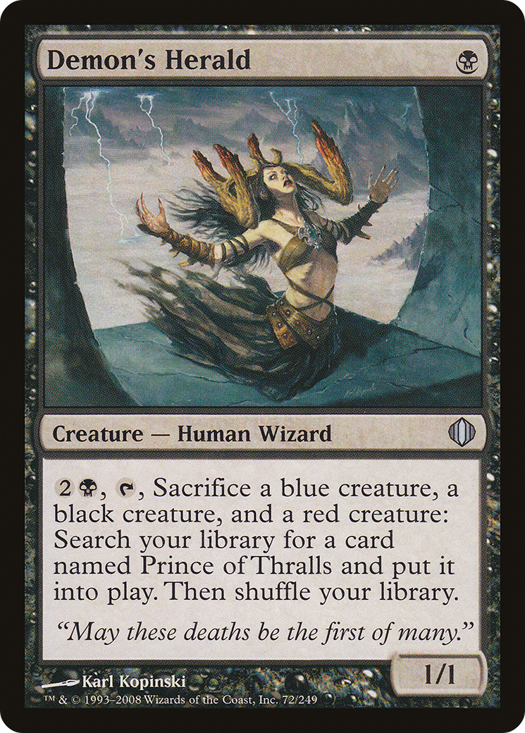 Demon's Herald [Shards of Alara] Foil