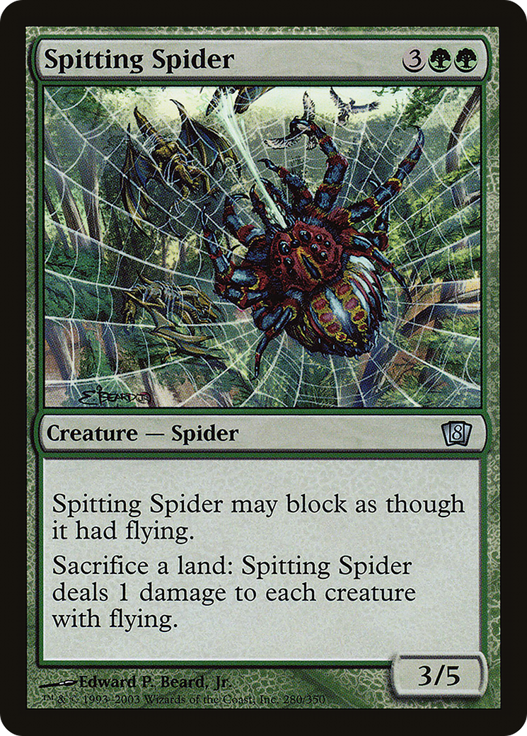 Spitting Spider (280) Foil - Eighth Edition