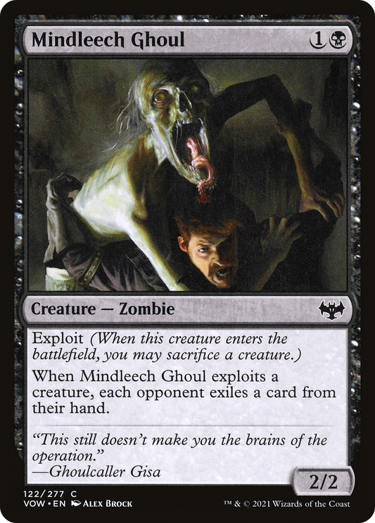Mindleech Ghoul [Innistrad: Crimson Vow] Foil