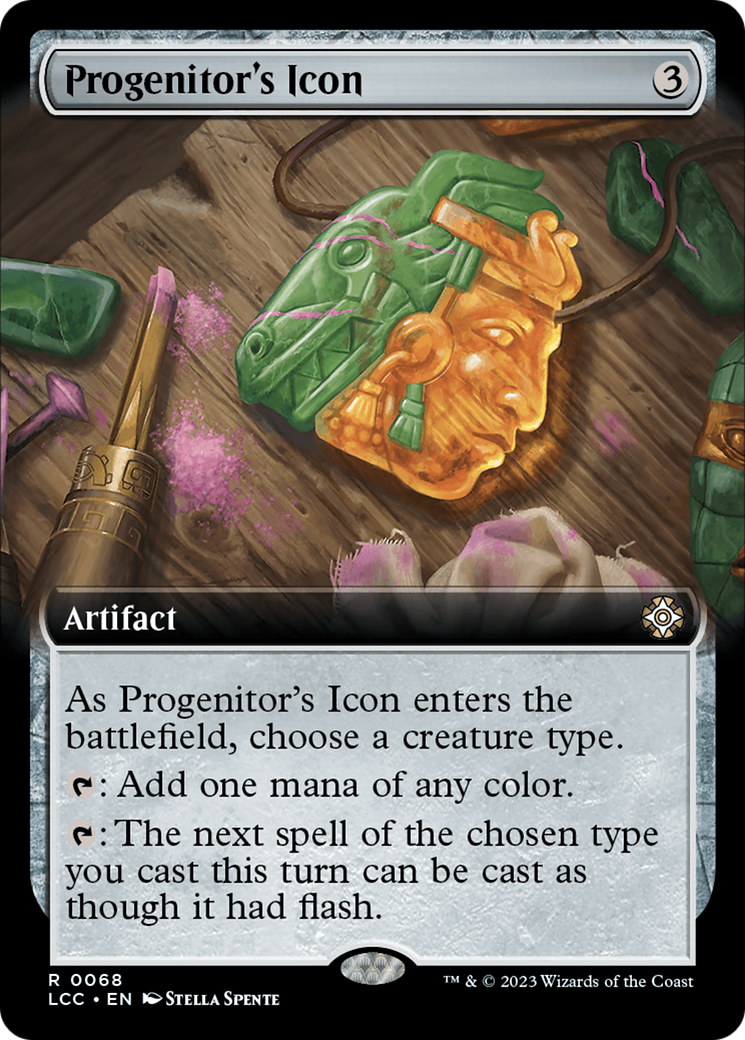 Progenitor's Icon (Extended Art) [The Lost Caverns of Ixalan Commander] Foil