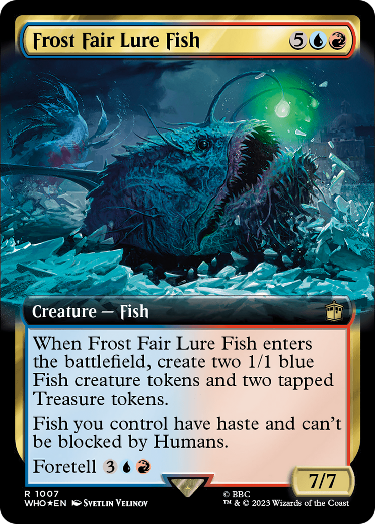 Frost Fair Lure Fish (Extended Art) (Surge Foil) [Doctor Who] | Silver Goblin