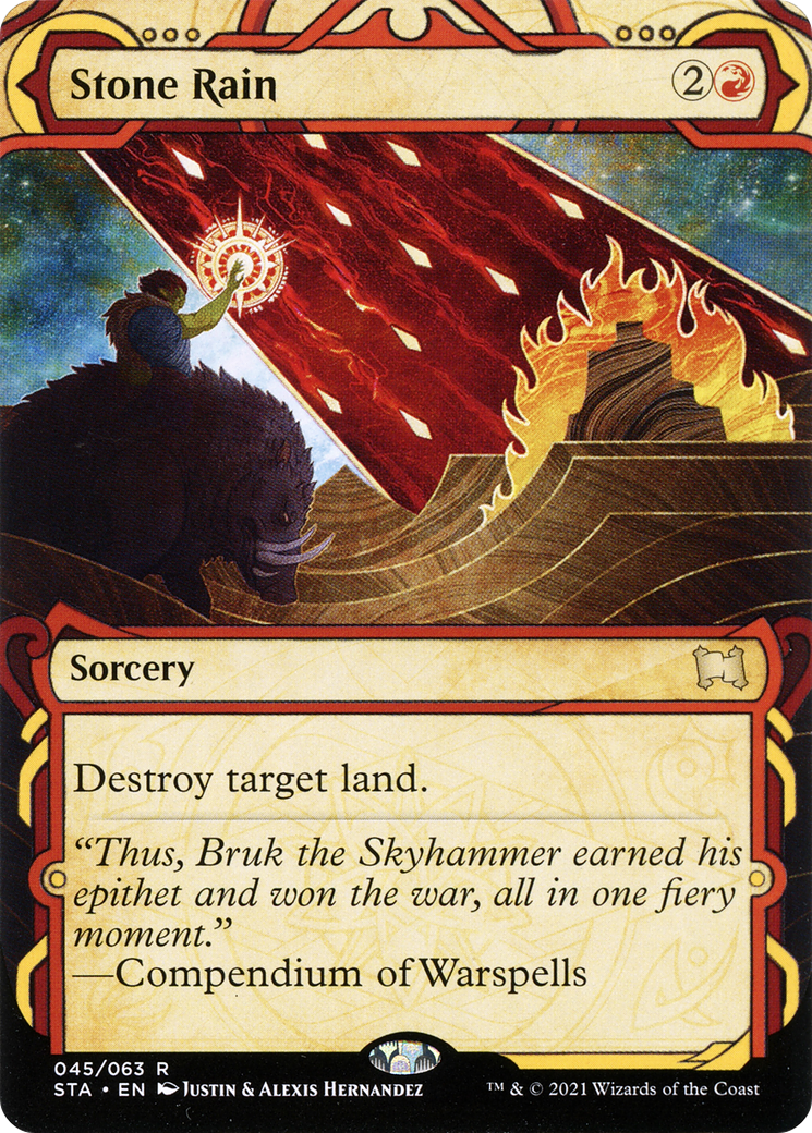 Stone Rain [Strixhaven: School of Mages Mystical Archive] Foil