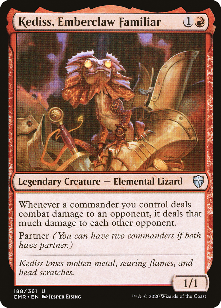 Kediss, Emberclaw Familiar (188) Foil - Commander Legends