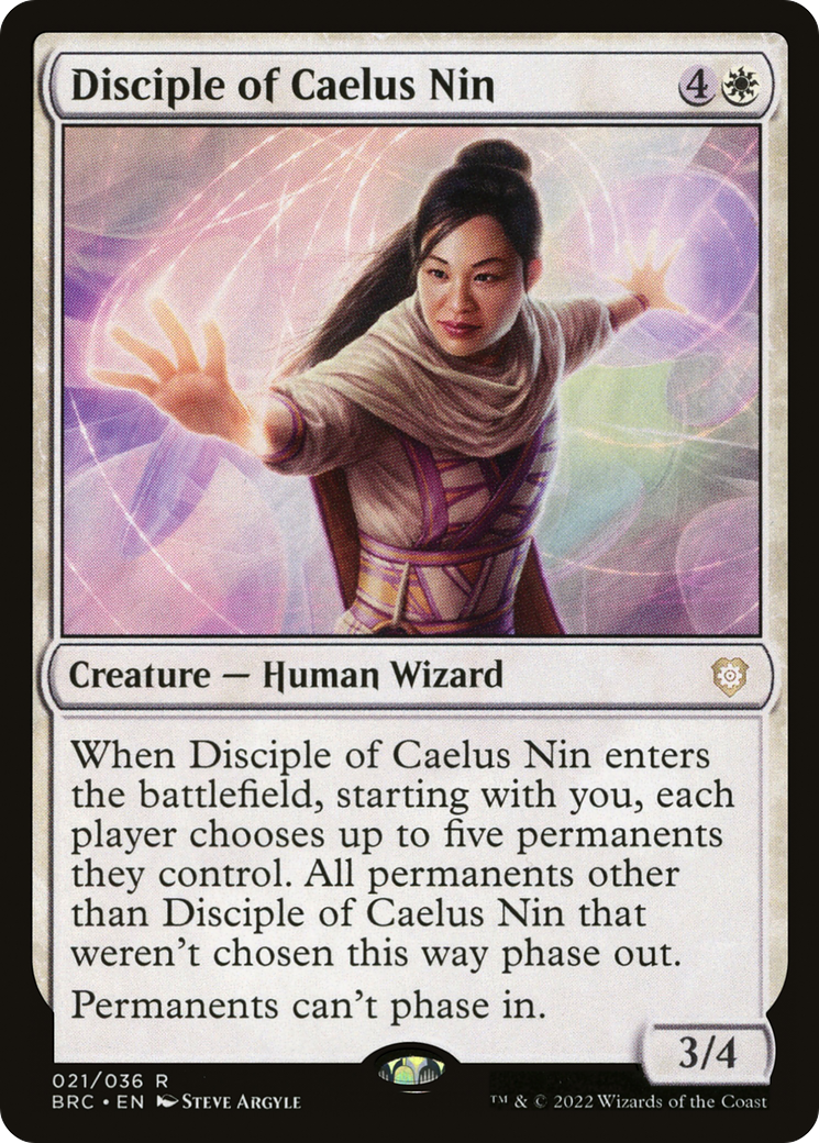 Disciple of Caelus Nin [The Brothers' War Commander] Foil