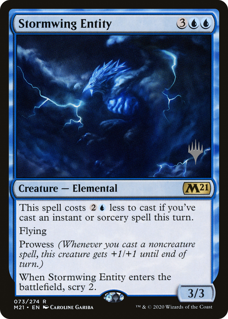 Stormwing Entity (Promo Pack) [Core Set 2021 Promos] Foil