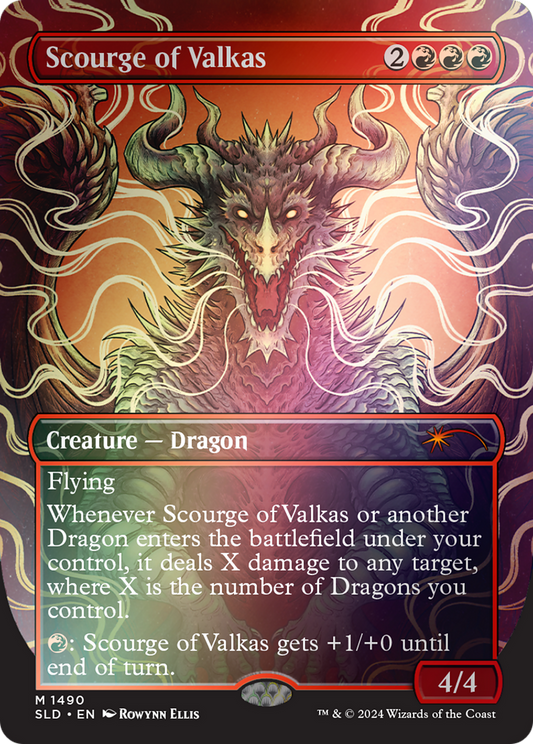 Scourge of Valkas (Rainbow Foil) [Secret Lair Drop Series]