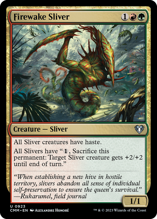 Firewake Sliver [Commander Masters]