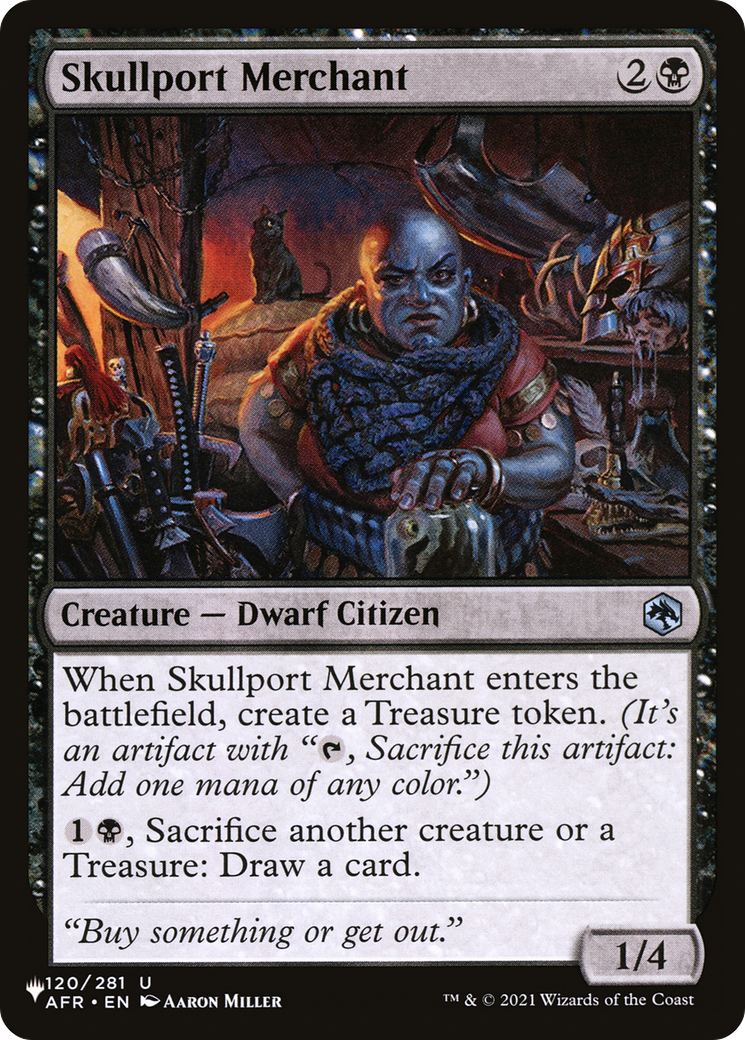 Skullport Merchant [The List Reprints] | Silver Goblin