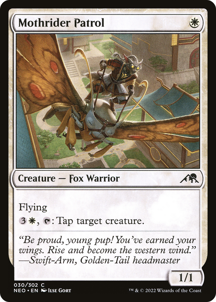 Mothrider Patrol [Kamigawa: Neon Dynasty] Foil