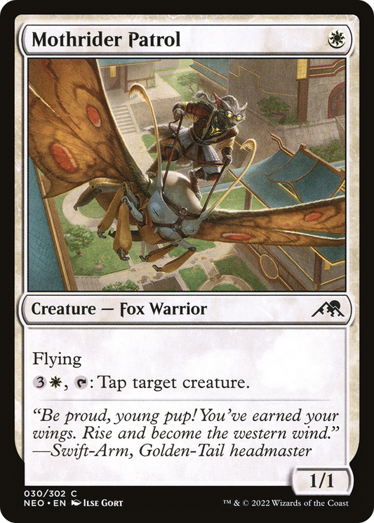 Mothrider Patrol [Kamigawa: Neon Dynasty] Foil