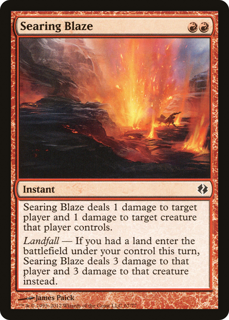 Searing Blaze (067) - Duel Decks: Venser vs. Koth