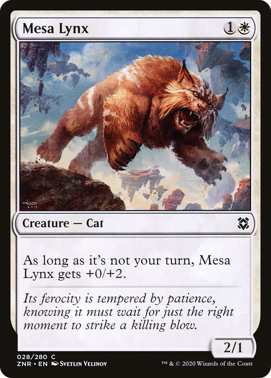 Mesa Lynx [Zendikar Rising] Foil