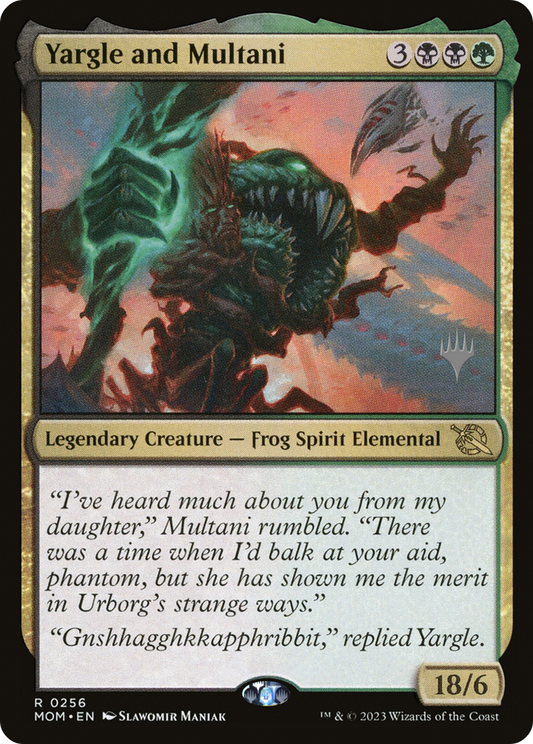 Yargle and Multani (Promo Pack) [March of the Machine Promos] Foil