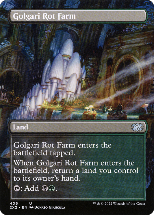Golgari Rot Farm (Borderless Alternate Art) [Double Masters 2022]