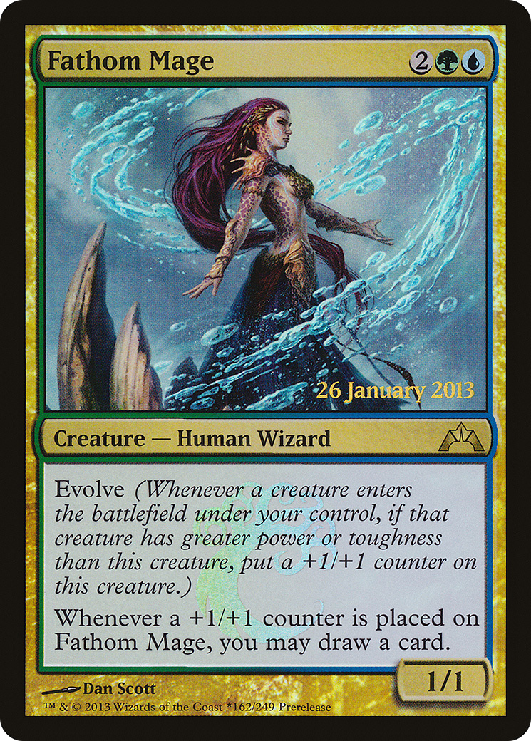 Fathom Mage [Gatecrash Prerelease Promos] | Silver Goblin