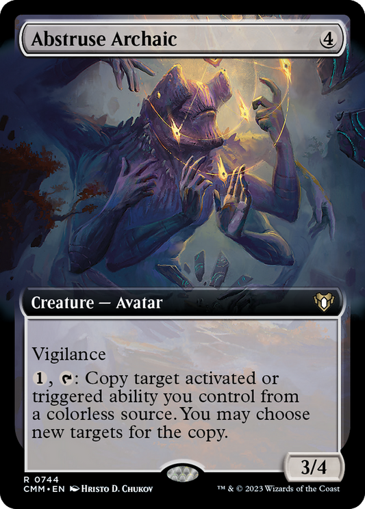 Abstruse Archaic (Extended Art) [Commander Masters] Foil