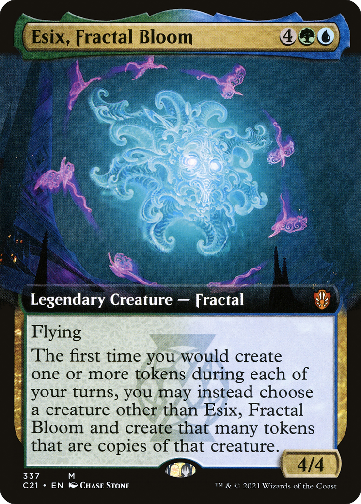 Esix, Fractal Bloom (Extended Art) [Commander 2021]