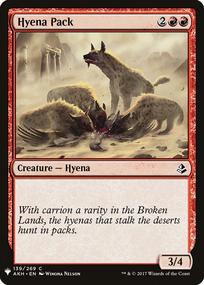 Hyena Pack [Mystery Booster] | Silver Goblin