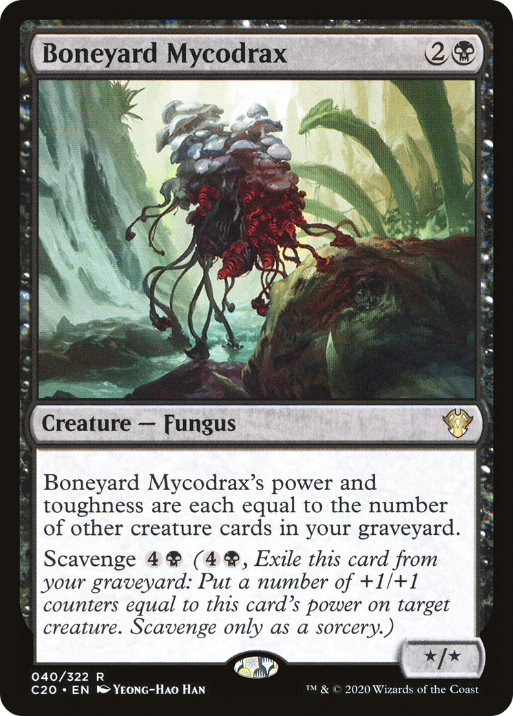 Boneyard Mycodrax [Commander 2020] | Silver Goblin