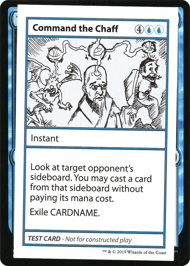 Command the Chaff (018) - Mystery Booster Playtest Cards 2021