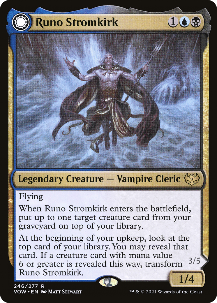 Runo Stromkirk // Krothuss, Lord of the Deep [Innistrad: Crimson Vow] Foil