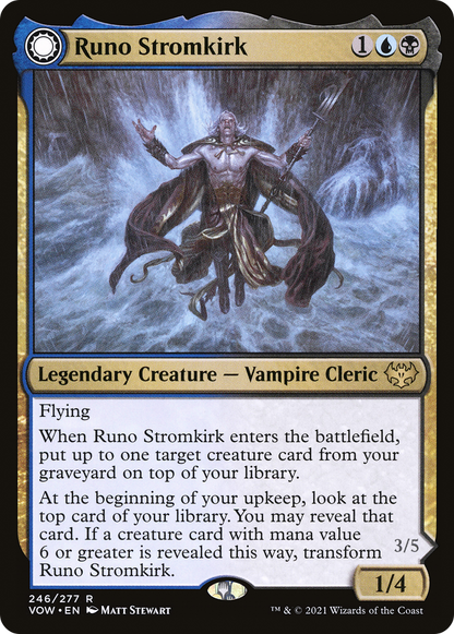 Runo Stromkirk // Krothuss, Lord of the Deep [Innistrad: Crimson Vow] Foil