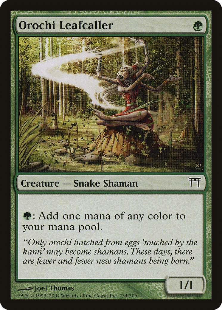 Orochi Leafcaller [Champions of Kamigawa] Foil